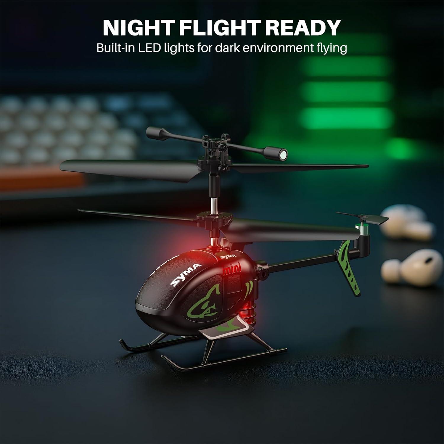 Helicóptero RC Mini SYMA S100 con Estabilizador Giroscópico