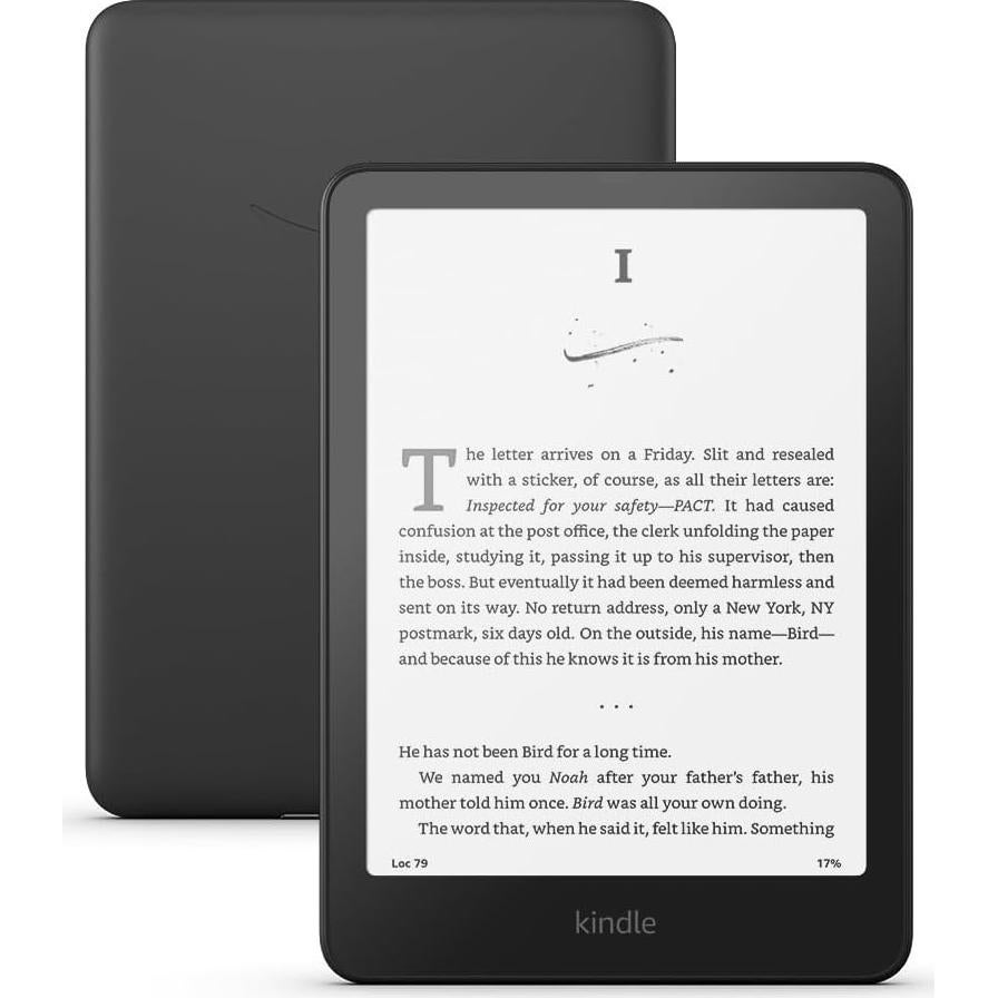 All-new Amazon Kindle Paperwhite (16 GB) – Our fastest Kindle ever, with new 7" glare-free display, and weeks of battery life – Black + 3 Months of Kindle Unlimited (with auto-renewal)