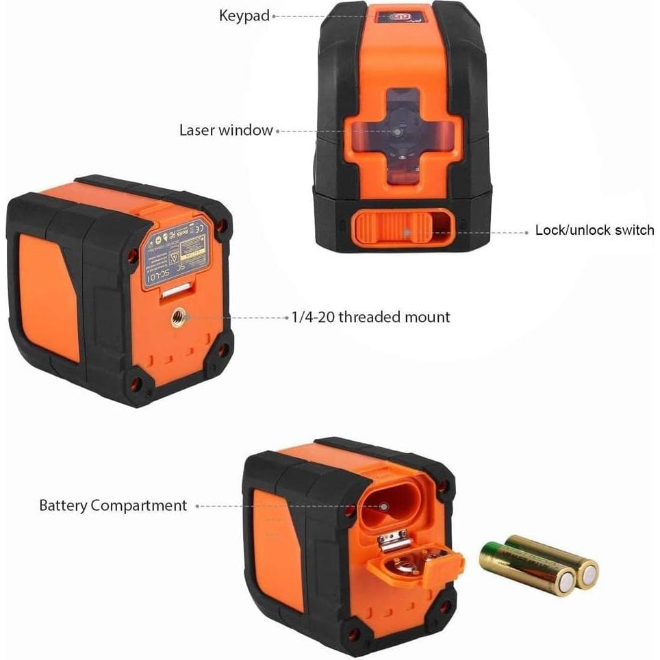 Nivel láser auto-nivelante Genérico 15.24m horizontal vertical