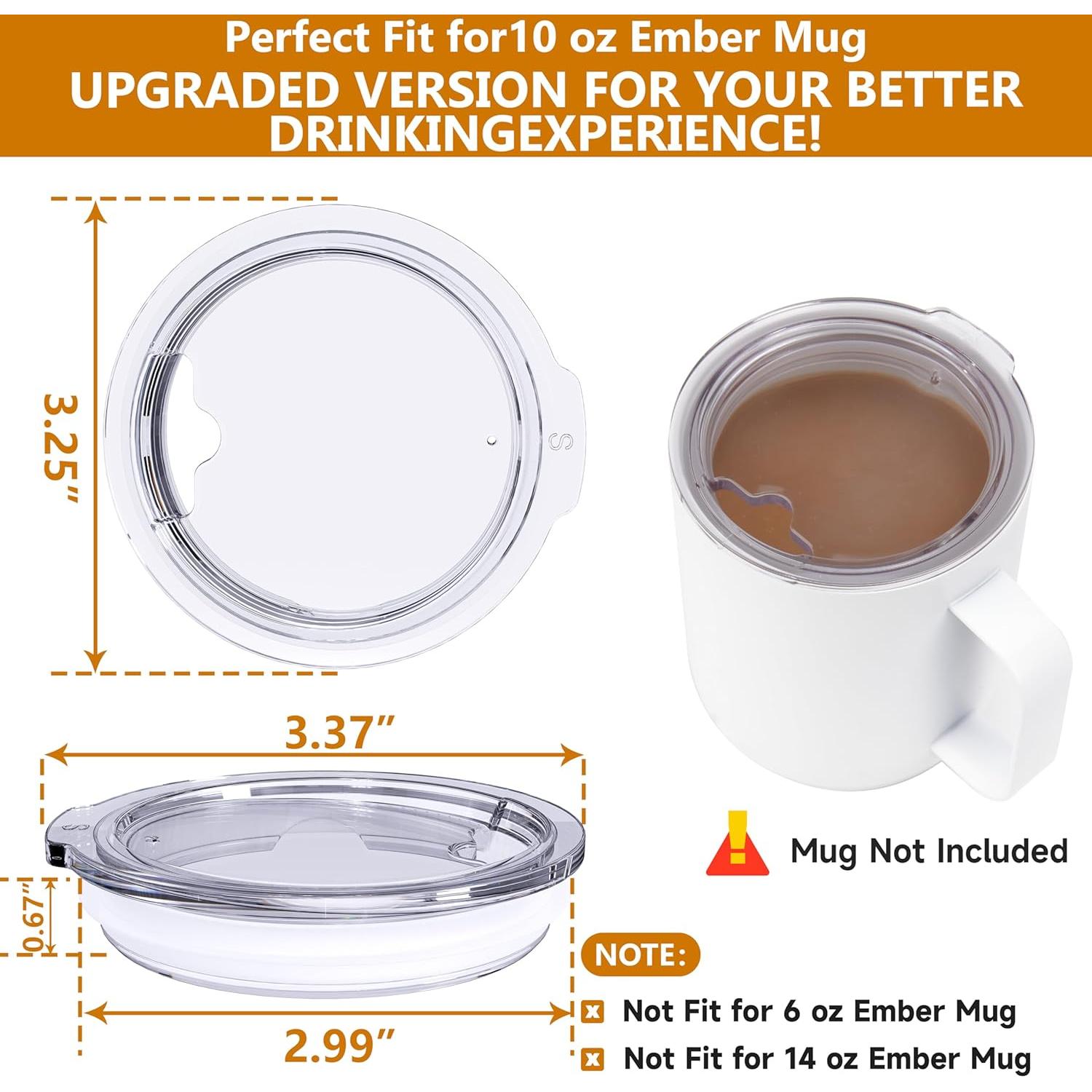 Tapa de Reemplazo Kiicii para Taza Ember 10oz Libre de BPA
