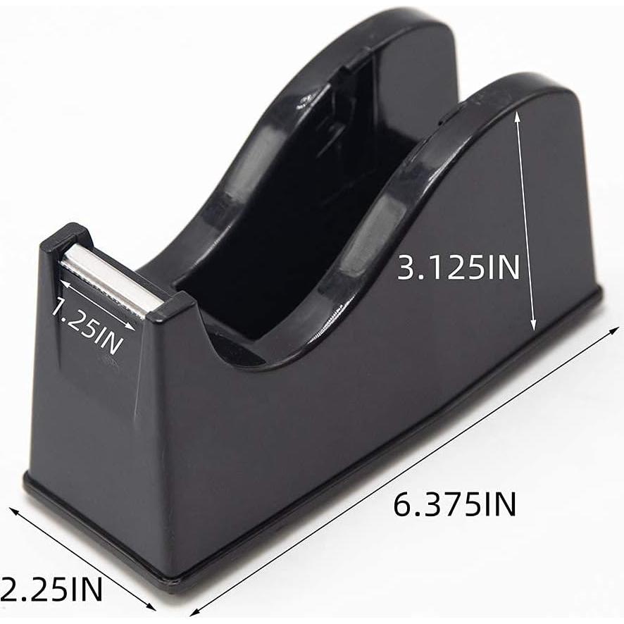 Dispensador de Cinta de Escritorio ihomecooker Negro con Base Antideslizante