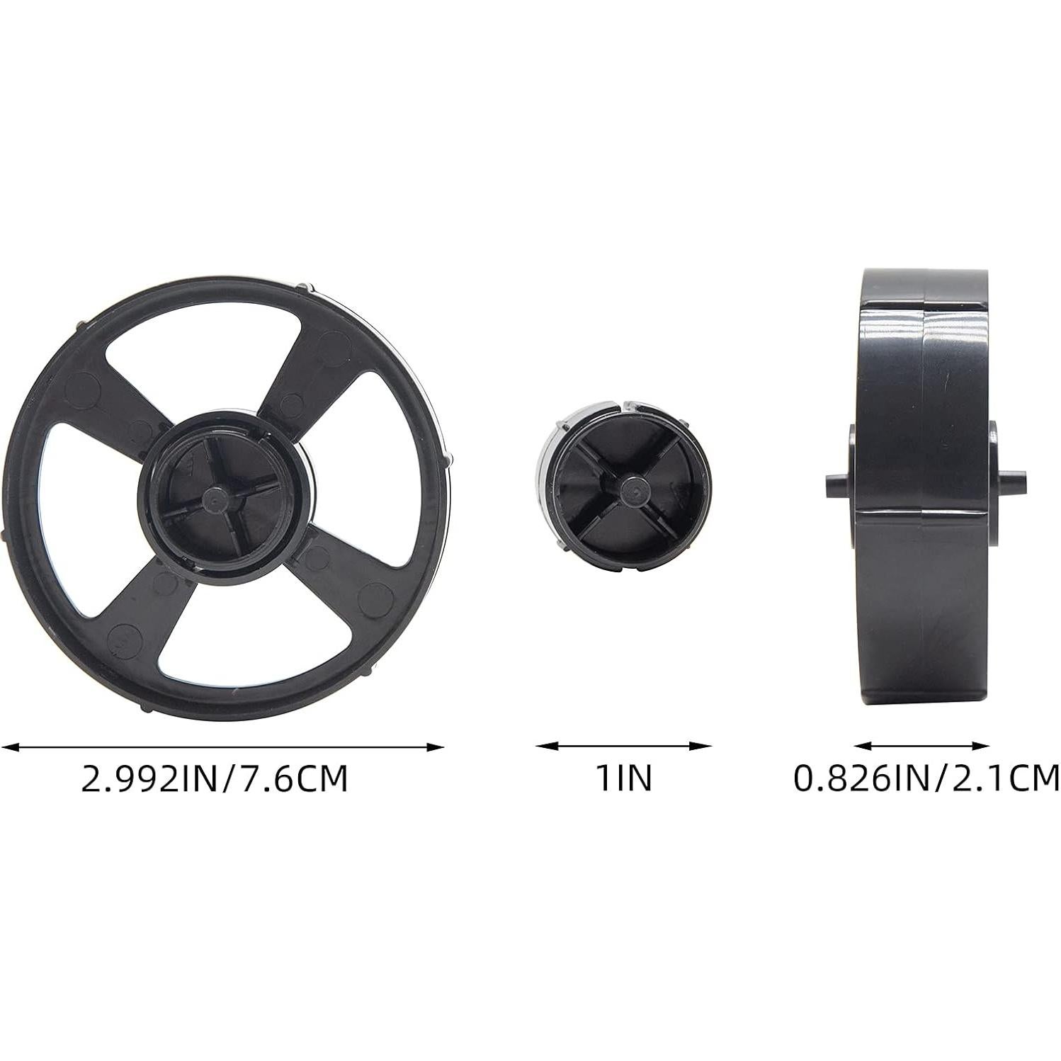 Dispensador de Cinta de Escritorio ihomecooker Negro con Base Antideslizante