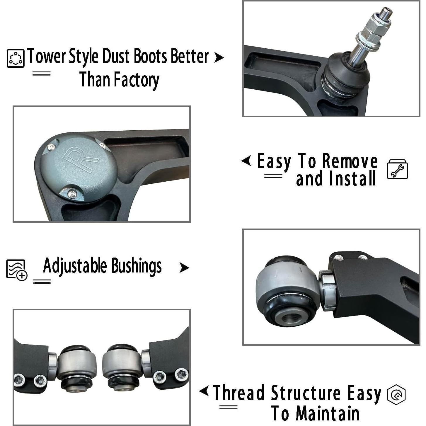 Brazos de Control Superiores JKYH 2002-2006 Cadillac Escalade