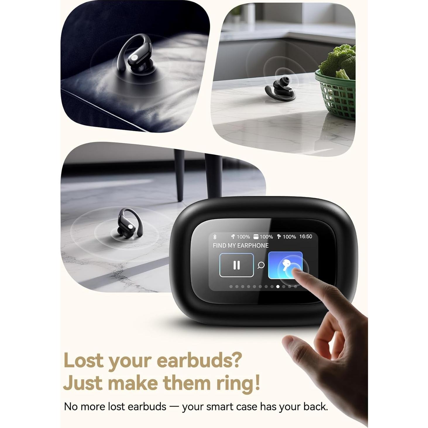 Auriculares Inalámbricos Deportivos Anshi TP01 con Cancelación de Ruido