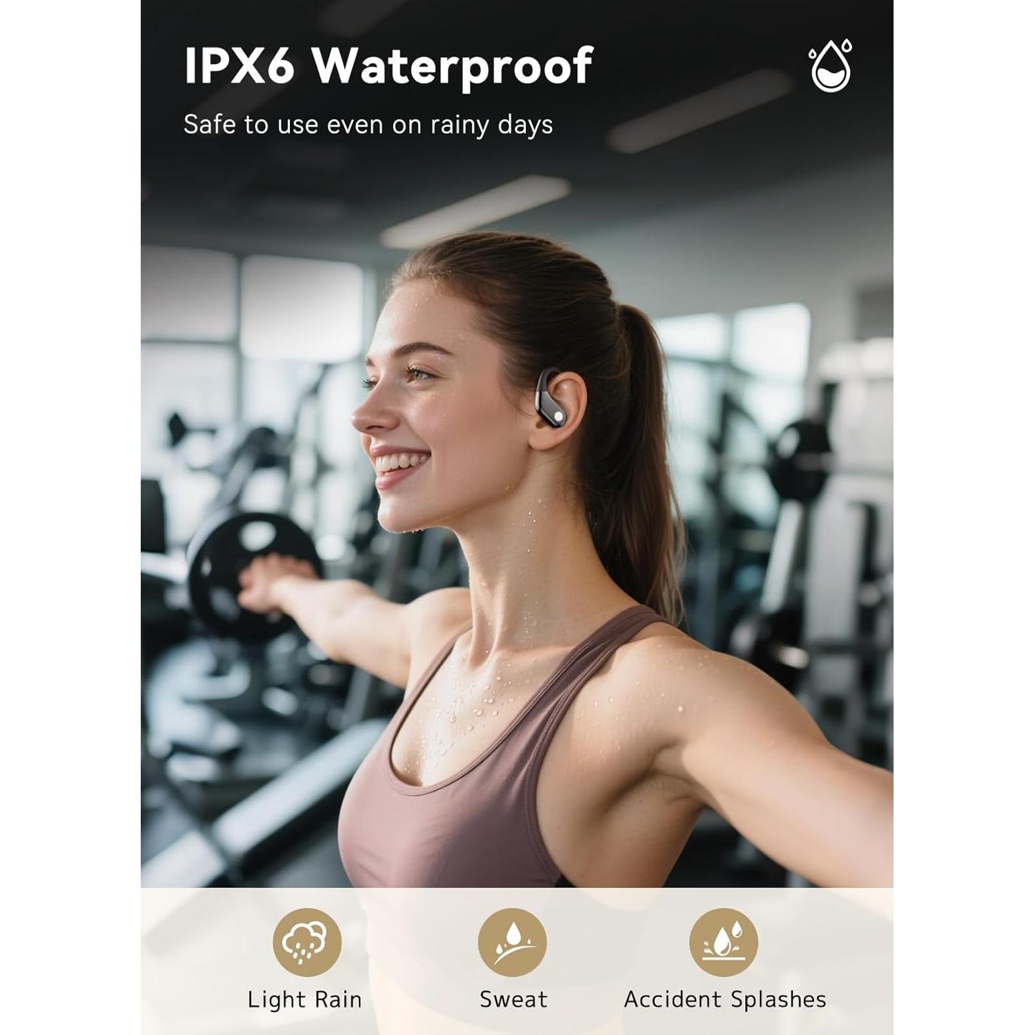 Auriculares Inalámbricos Deportivos Anshi TP01 con Cancelación de Ruido