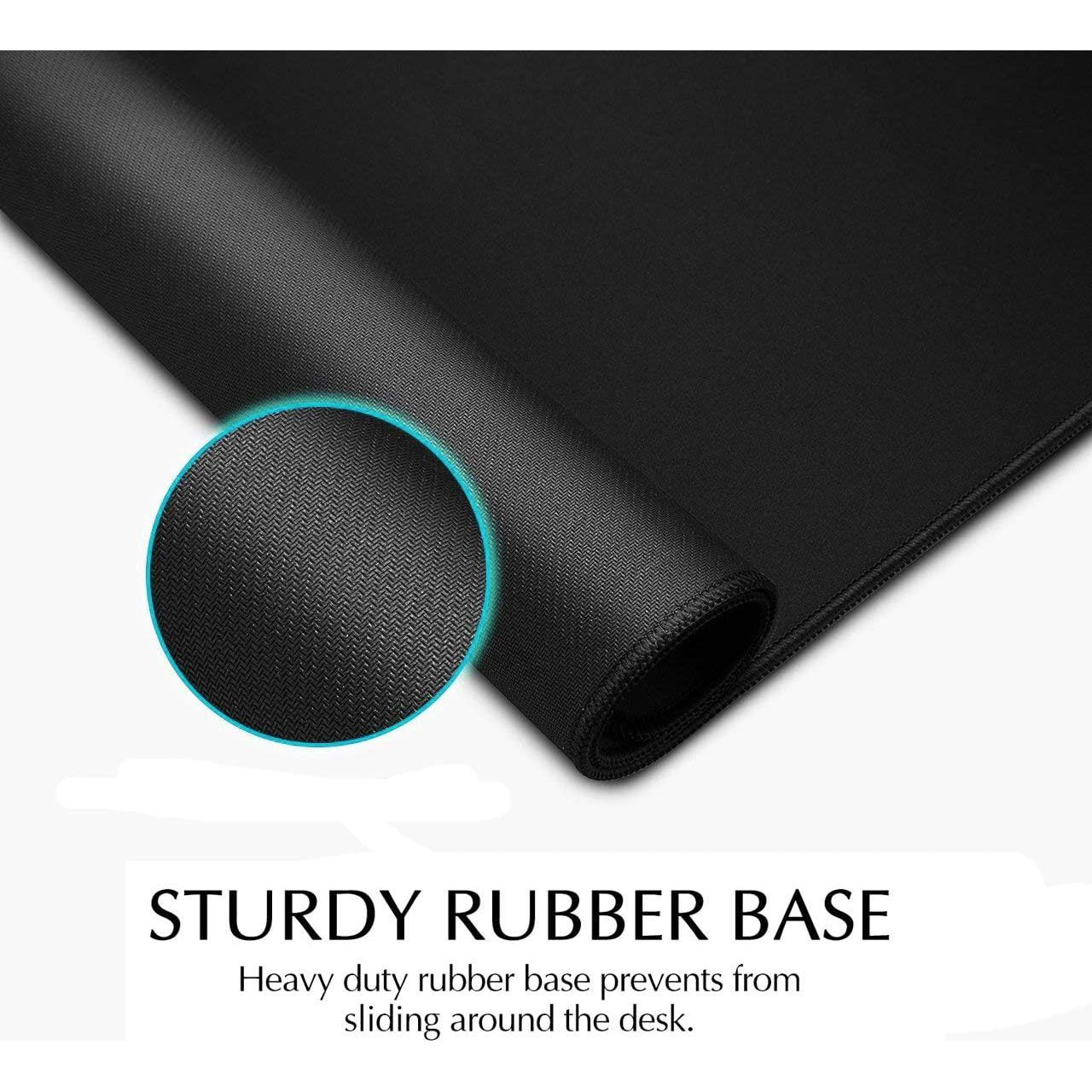 Alfombrilla de Ratón Grande JIALONG XXL Antideslizante Negra