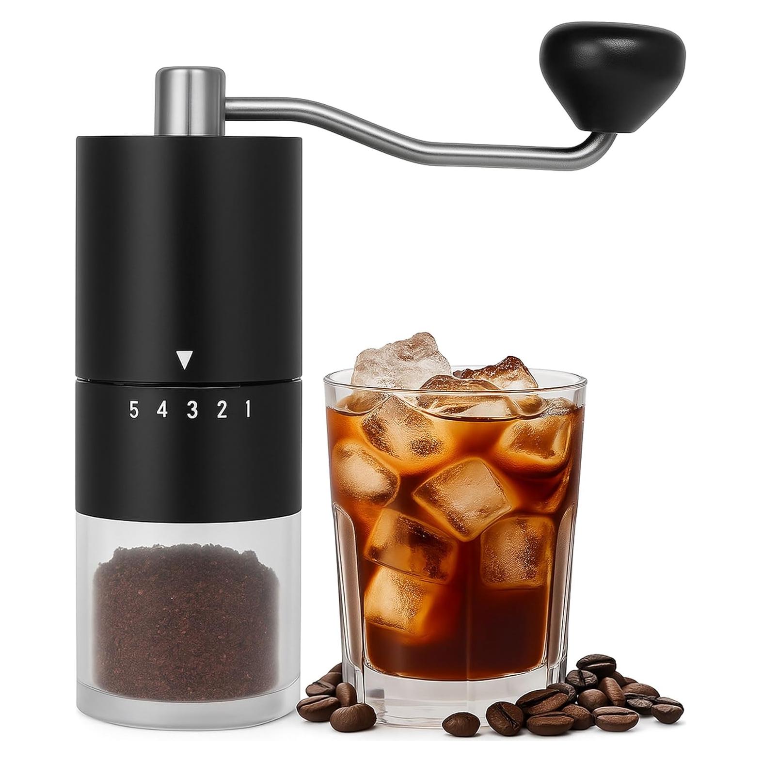 Molino de Café Manual Rsoilch con Muela Cerámica 5 Ajustes