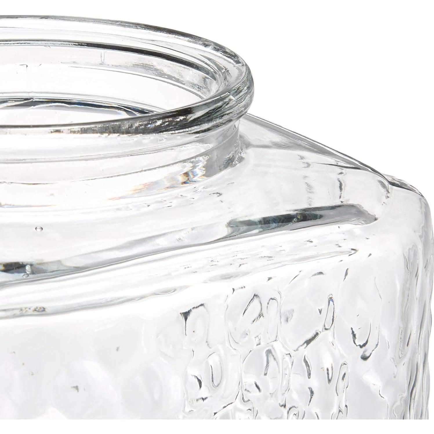 Dispensador de Bebidas de Vidrio 9.46L con Grifo Acero Inoxidable