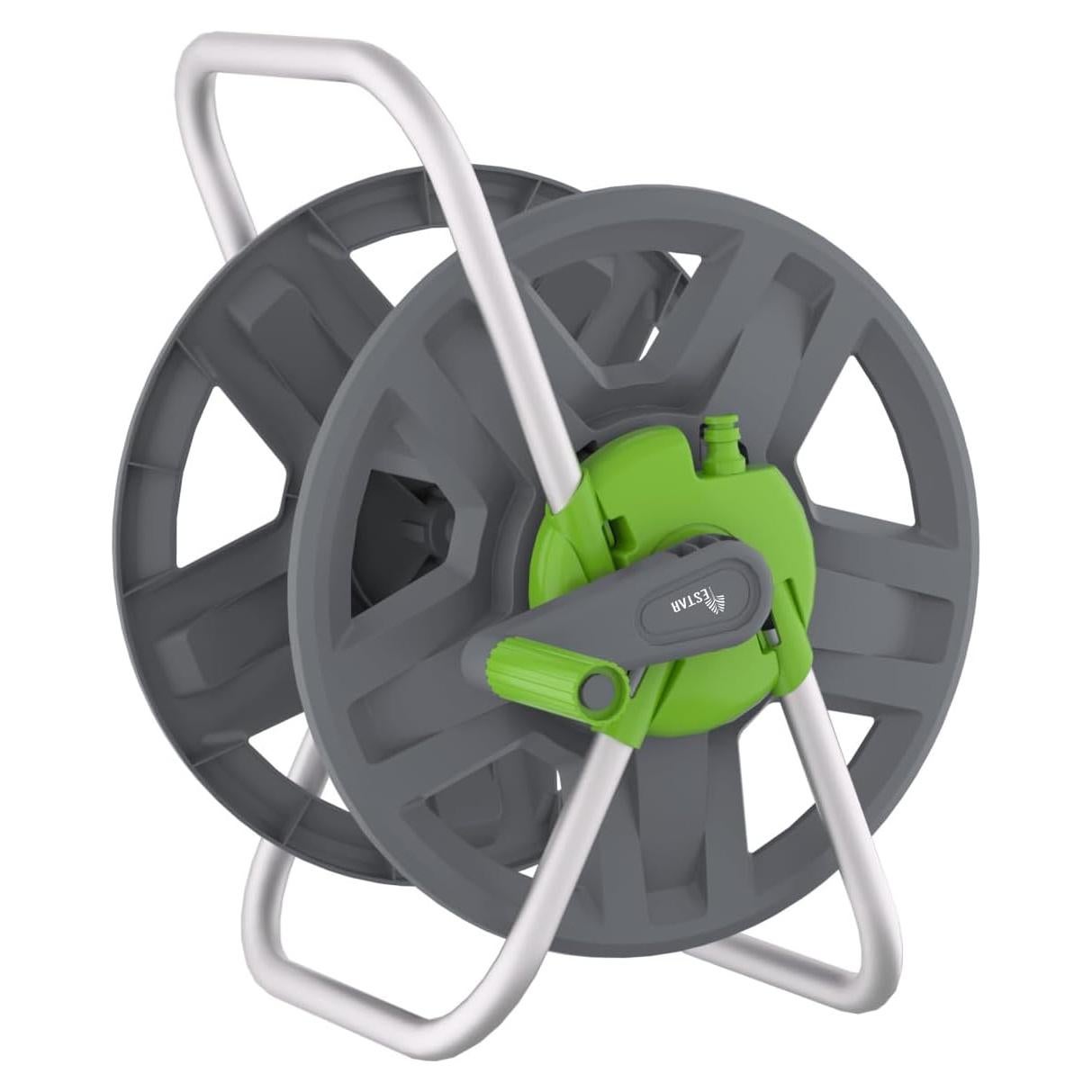 Carro de Carrete de Manguera YESTAR Verde 20-30 m Montaje en Pared