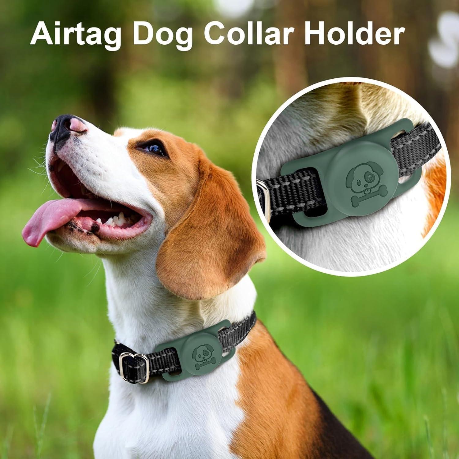 Soporte Airtag para Collar de Perro PAWS SUPPLIES Negro