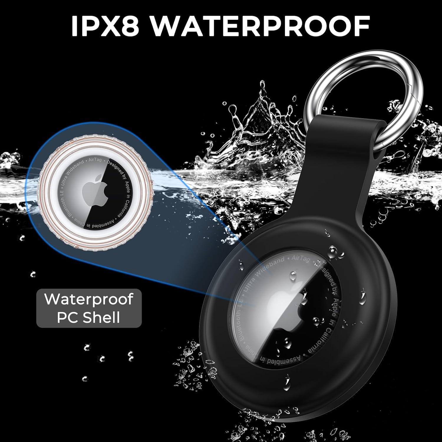 Paquete de 4 Fundas Impermeables para AirTag Apple AK