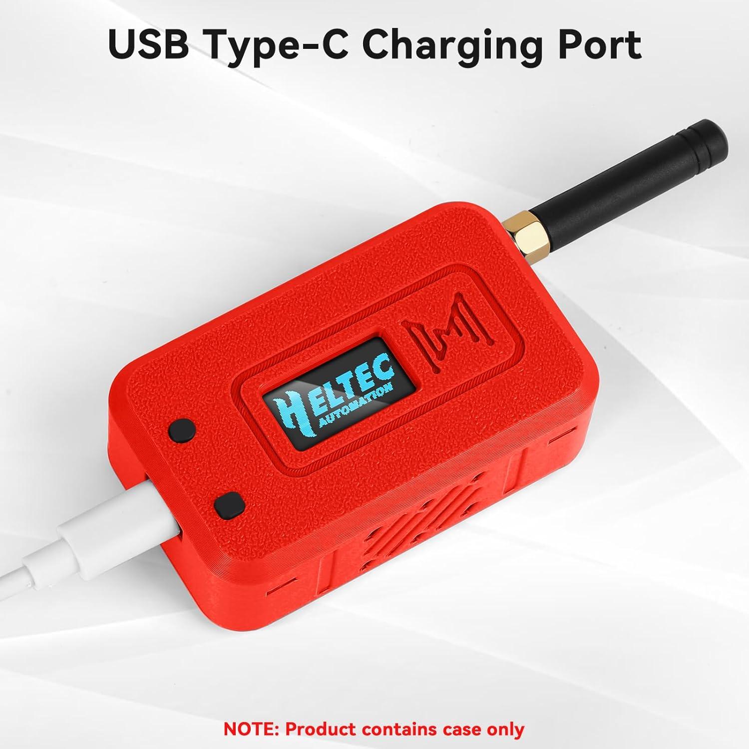 Funda Protectora para Módulo LoRa ESP32 V3 Meshnology Roja