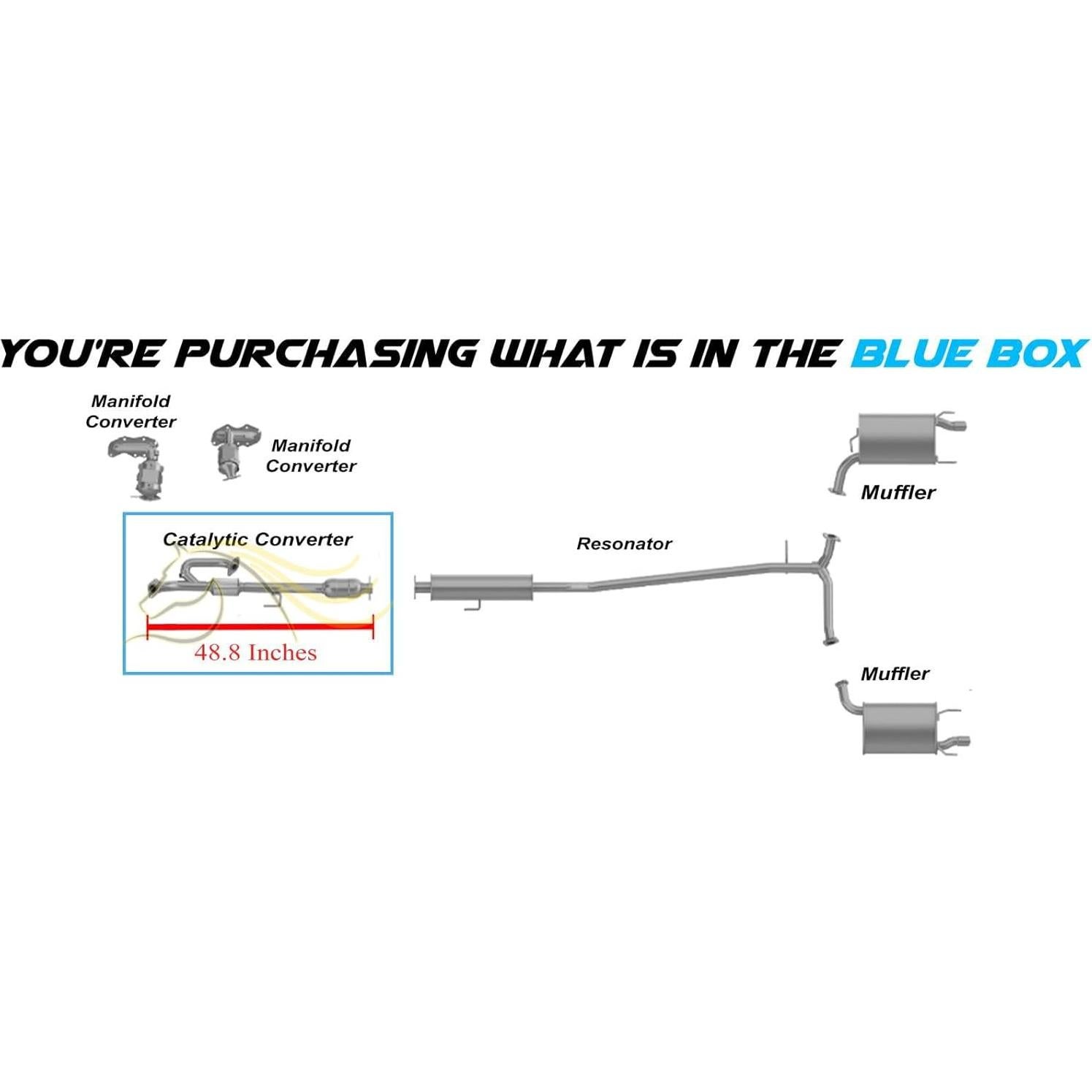 Kit de Escape Northeastern Exhaust Acero Inoxidable 2007-2012 Lexus ES350 / 2007-2017 Toyota Camry 3.5L