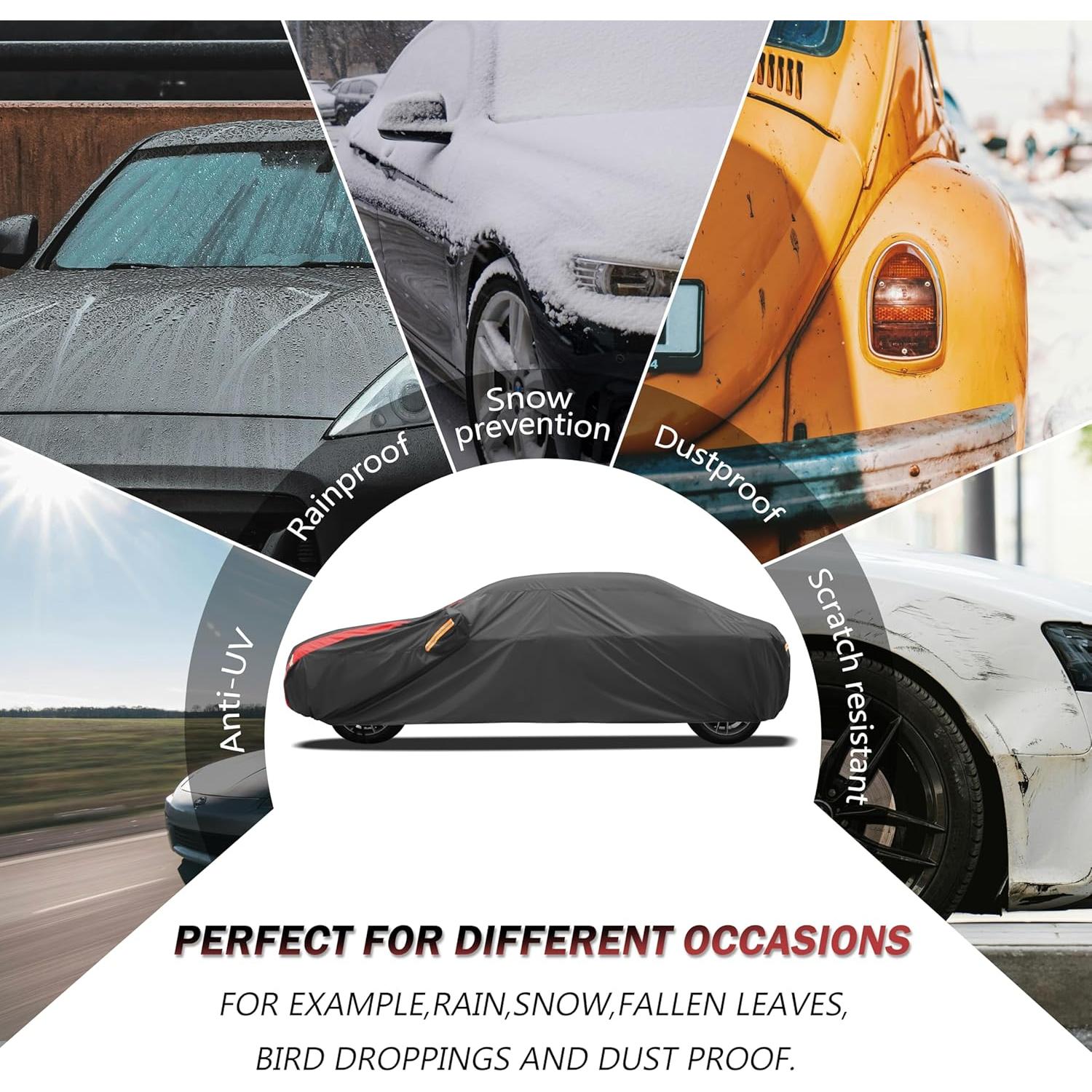 Cubierta de Coche MBLCOOVERS Impermeable 2 Puertas Jeep Wrangler