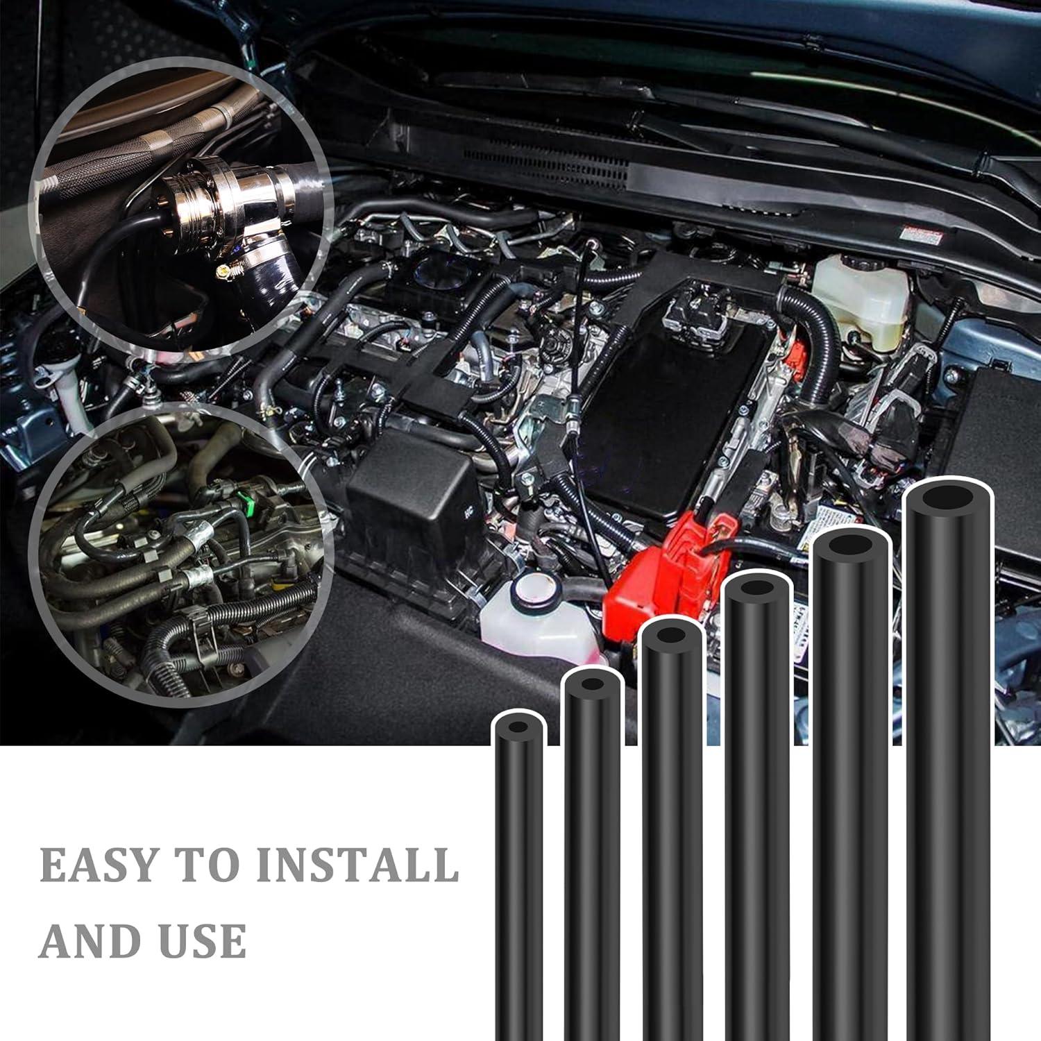 Kit de Mangueras de Vacío IHOTDER 6PCS Silicona 1.5m