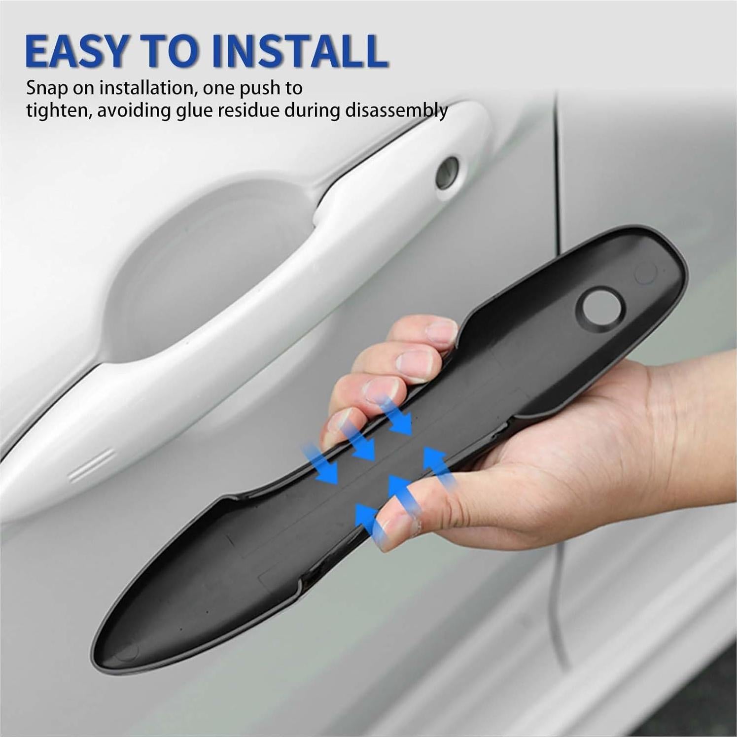 Cubierta de Manija de Puerta Axinda para Toyota 2018-2025, 4 Pcs