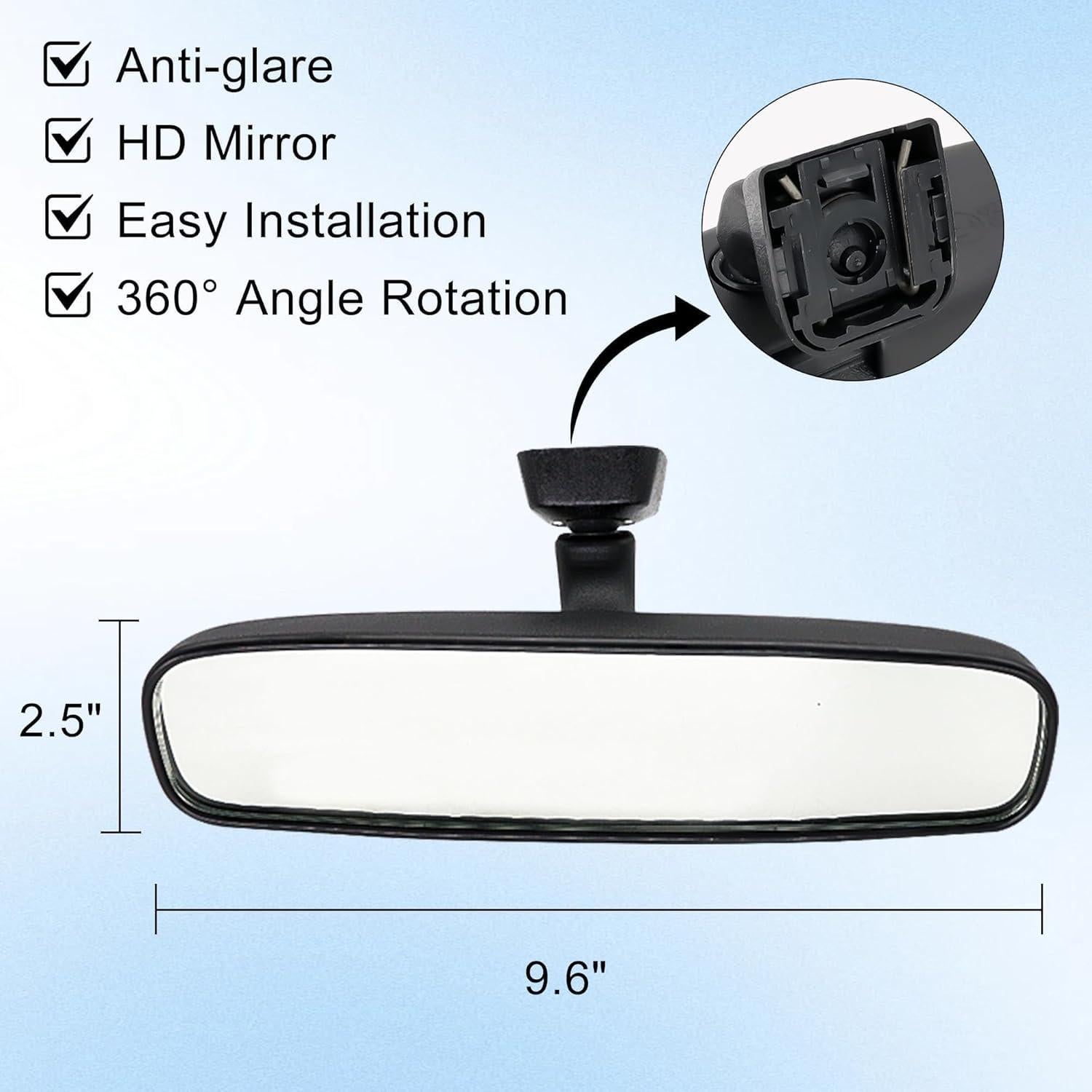Espejo Retrovisor Interior Shtuomoland 76400-SEA-305 Compatible