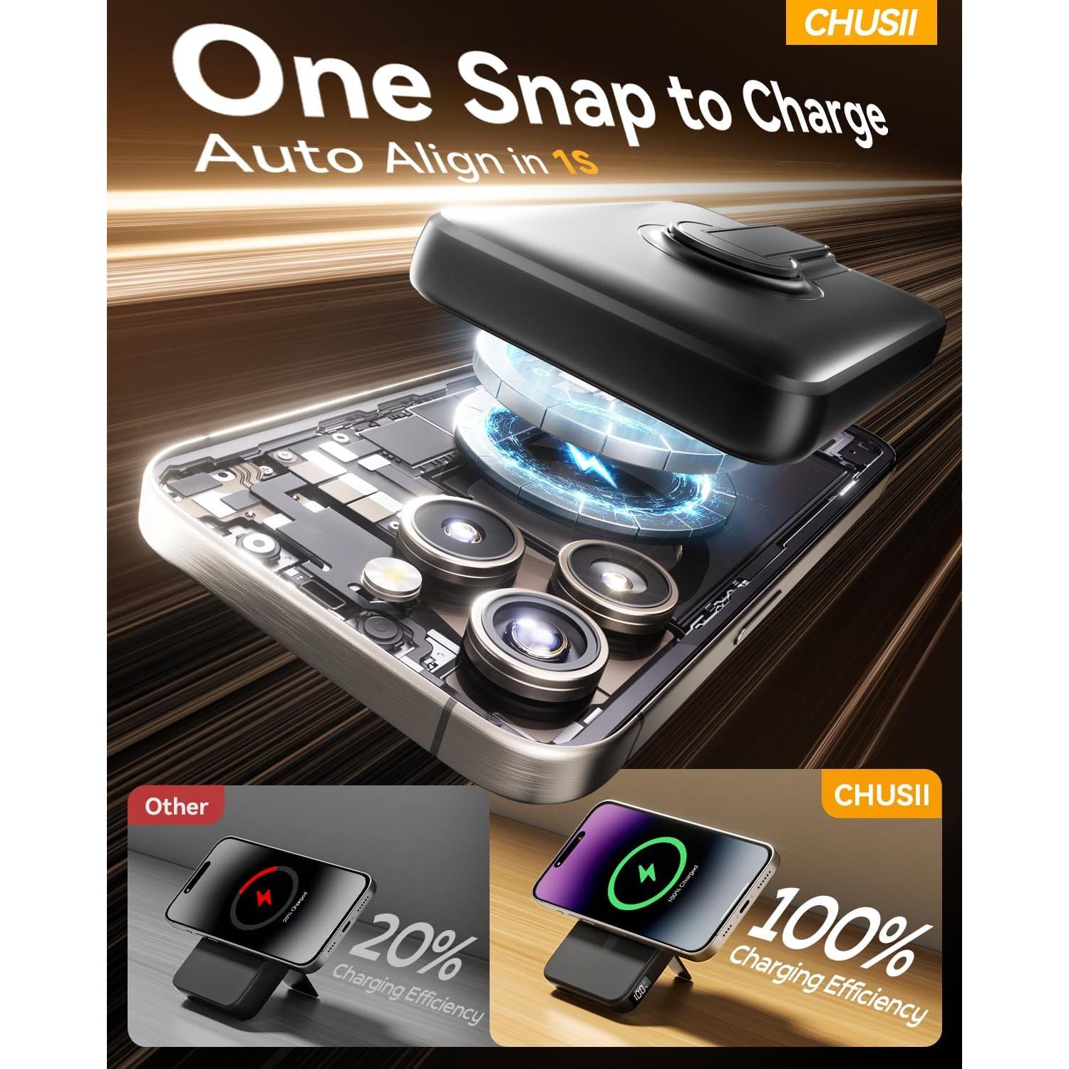 Cargador portátil inalámbrico Daximen 12000mAh MagSafe 20W