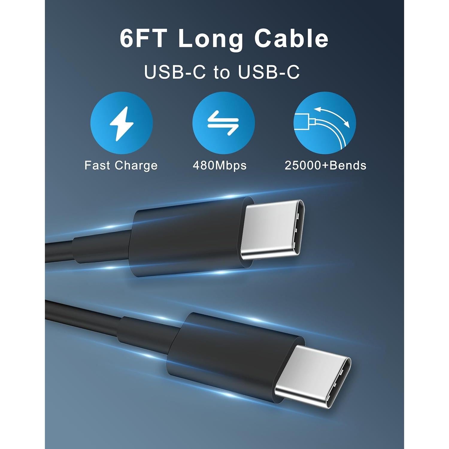 Cargador Rápido USB C 30W para Google Pixel 10/9/8/7/6/5