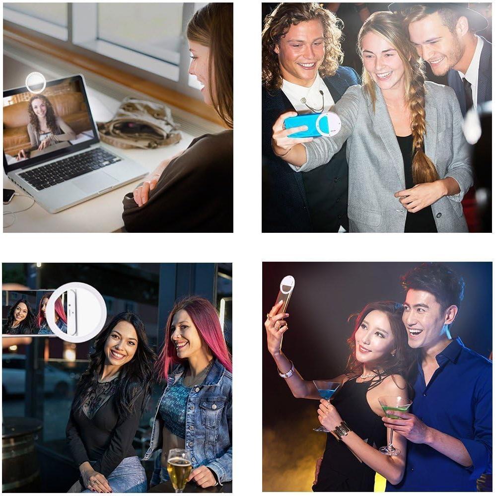 Anillo de Luz Selfie XINBAOHONG Recargable 36 LED Blanco