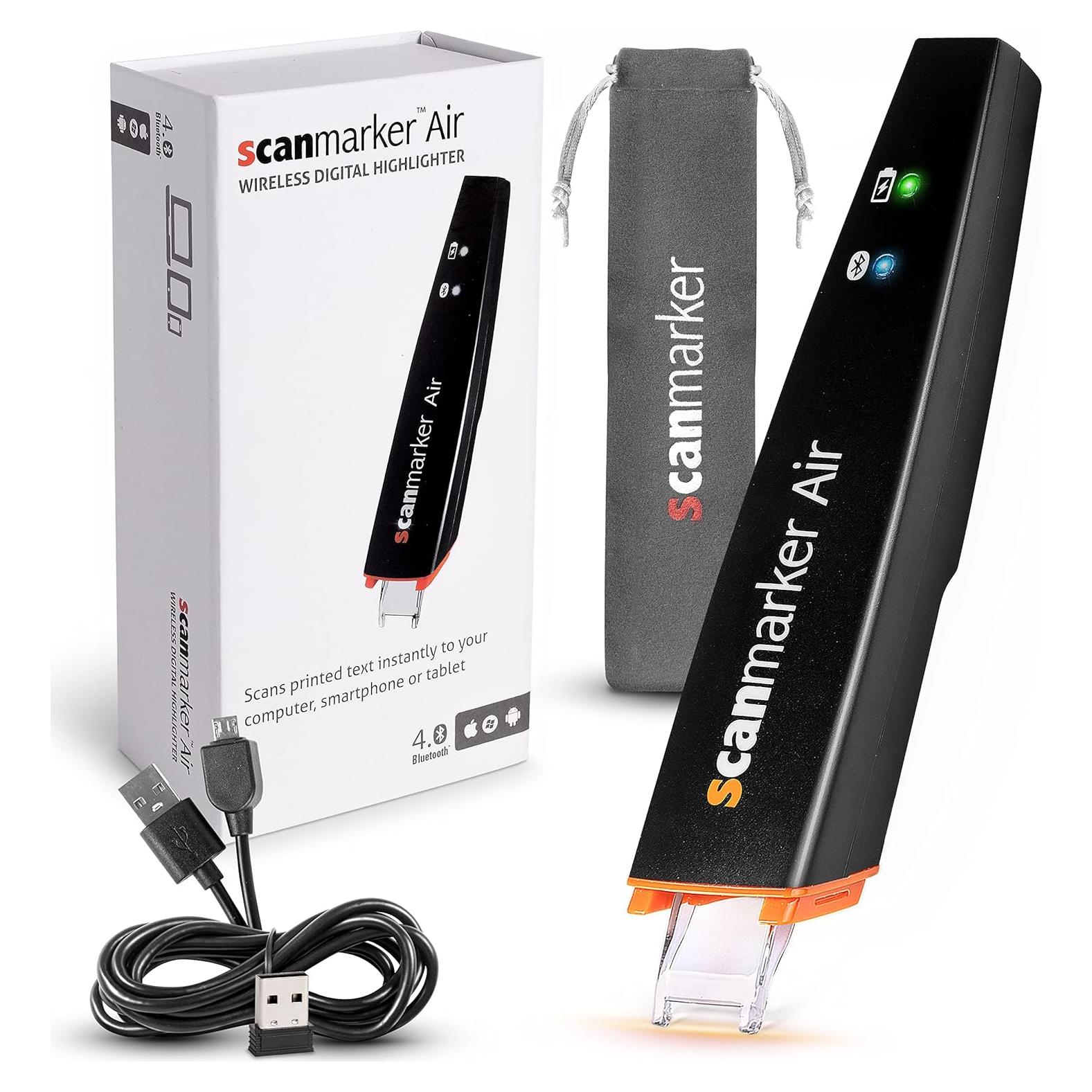 Lápiz Escáner Scanmarker Air Traductor Multilingüe Negro