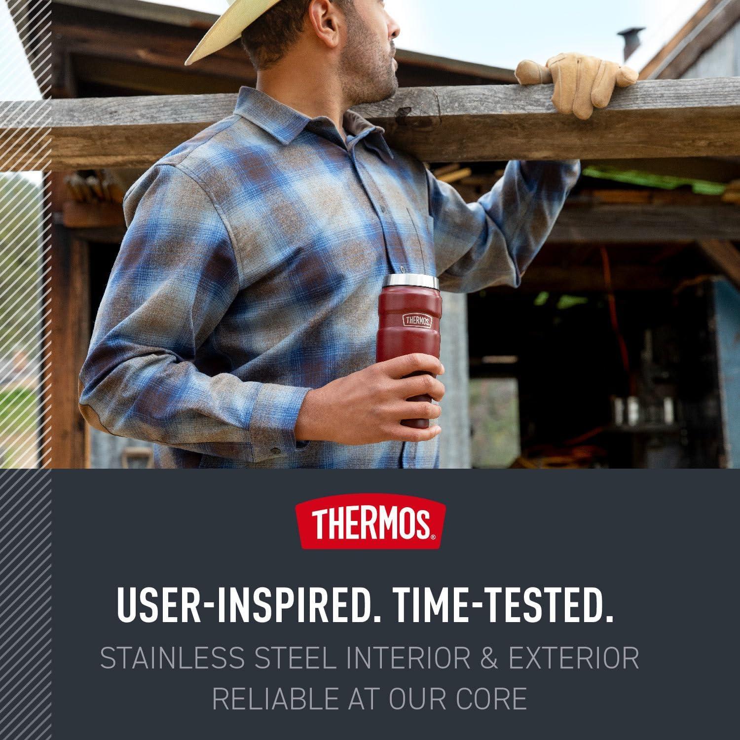 Vaso de Viaje Aislado THERMOS 0.47L Verde Militar