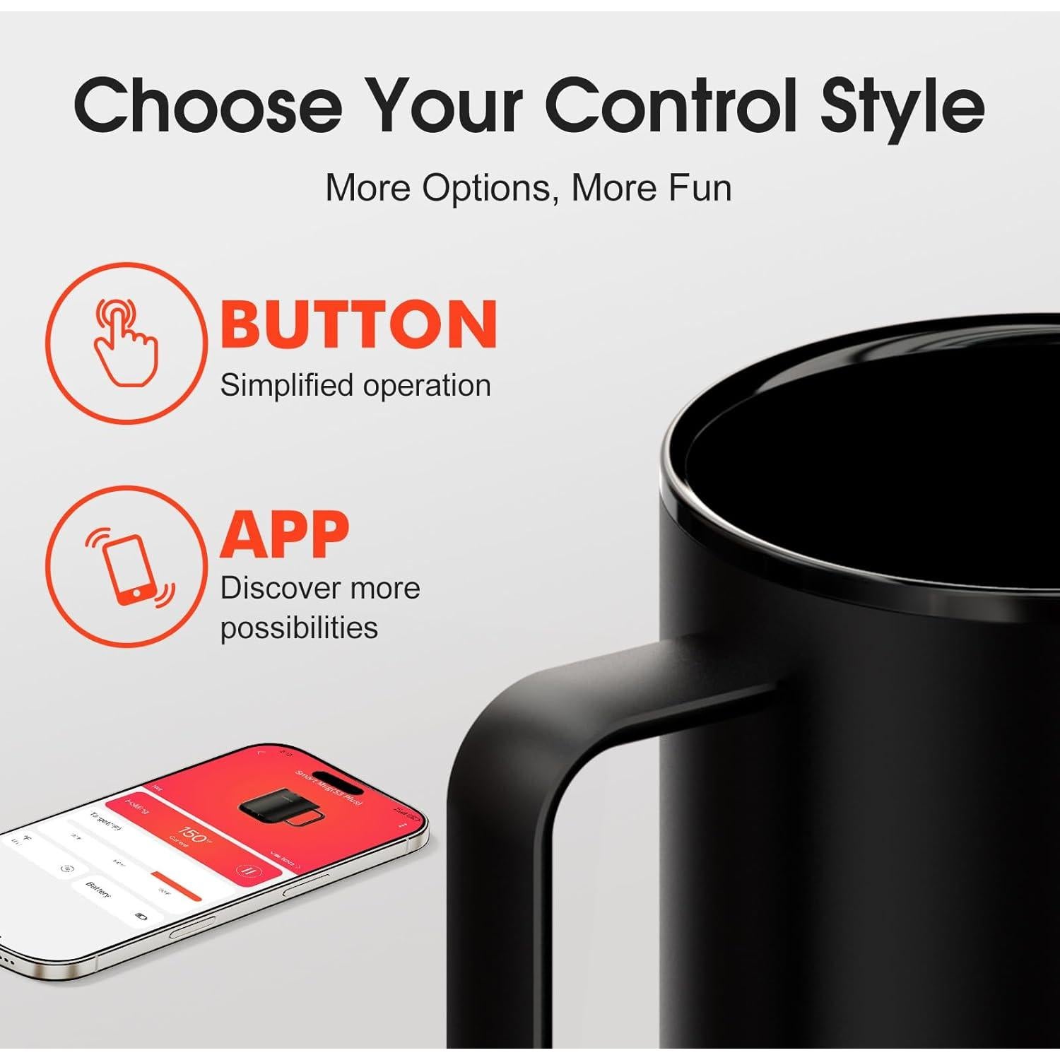 Taza Inteligente Vsitoo S3 Plus 396 ml Calentada App Control