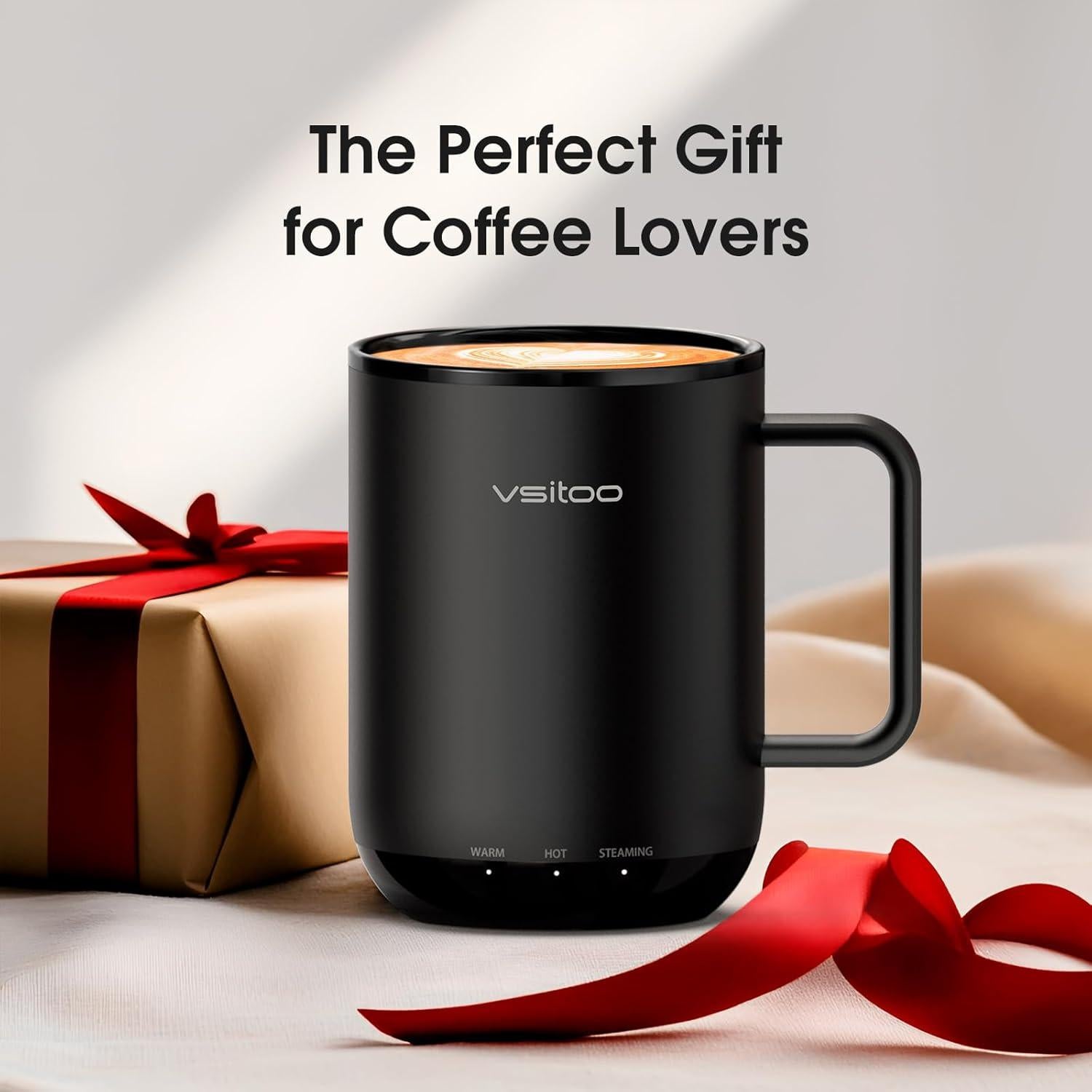 Taza Inteligente Vsitoo S3 Plus 396 ml Calentada App Control