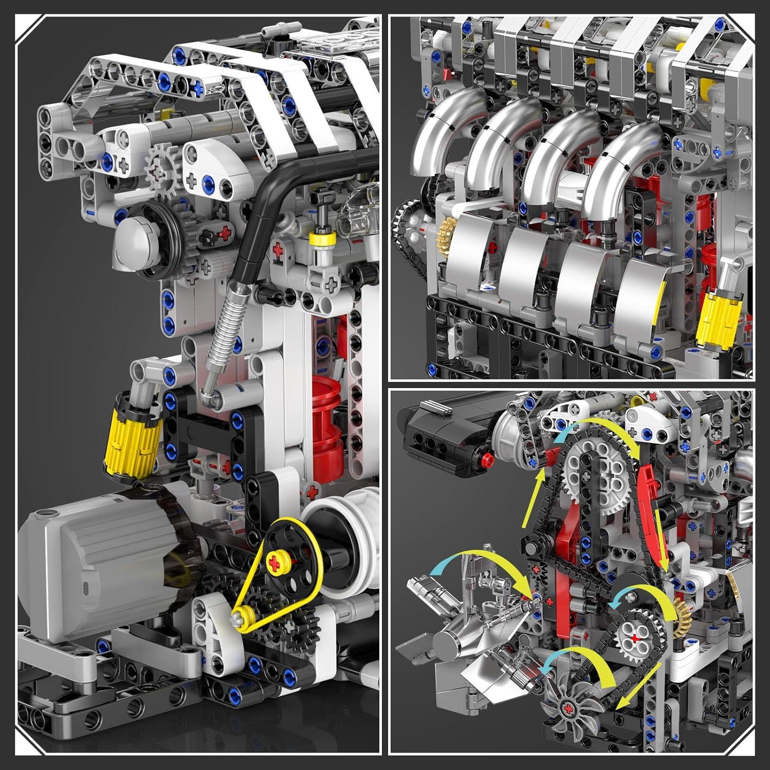 Kit de Modelo Motor L4 Mould King 10087 - 1897 Piezas STEM