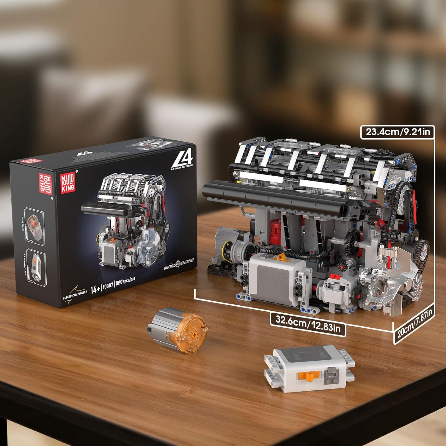 Kit de Modelo Motor L4 Mould King 10087 - 1897 Piezas STEM