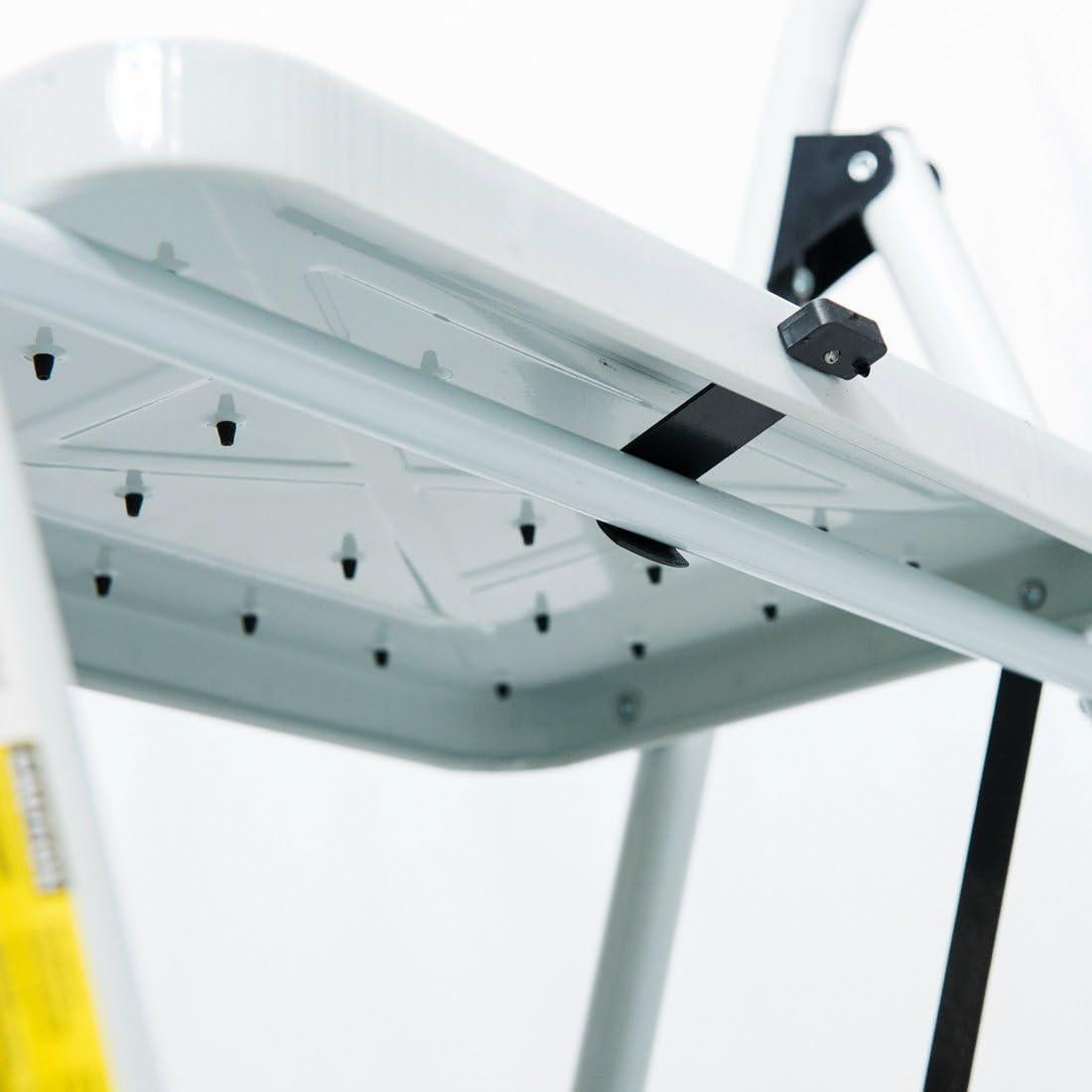 Escalera Plegable Good Life 3 Pasos Acero 300 kg Antideslizante