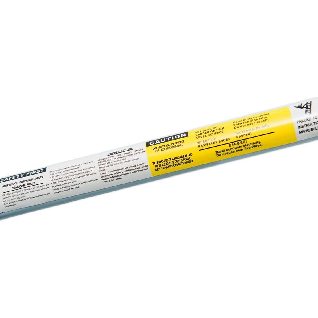 Escalera Plegable Good Life 3 Pasos Acero 300 kg Antideslizante