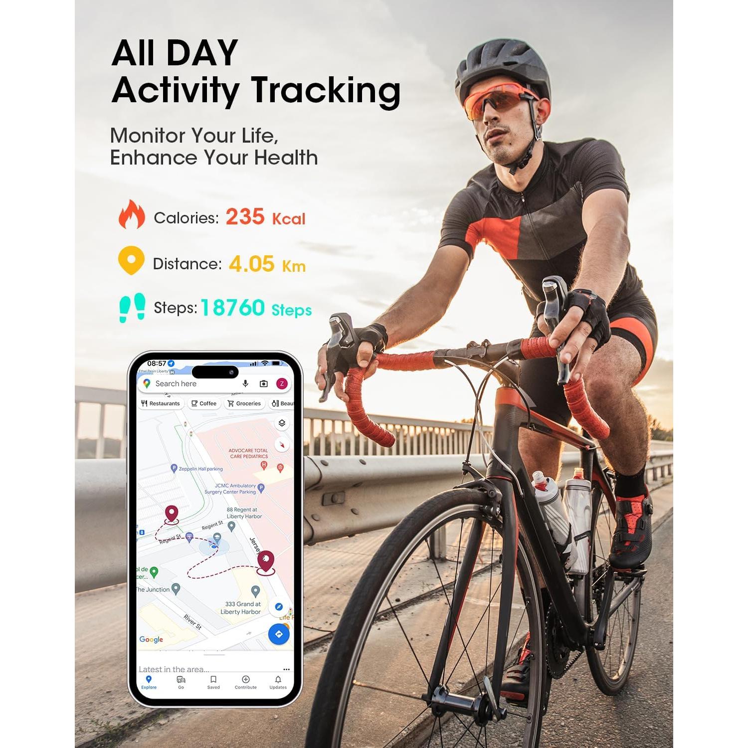 Reloj Inteligente Sanorum CS5 con Monitor de Salud 24H