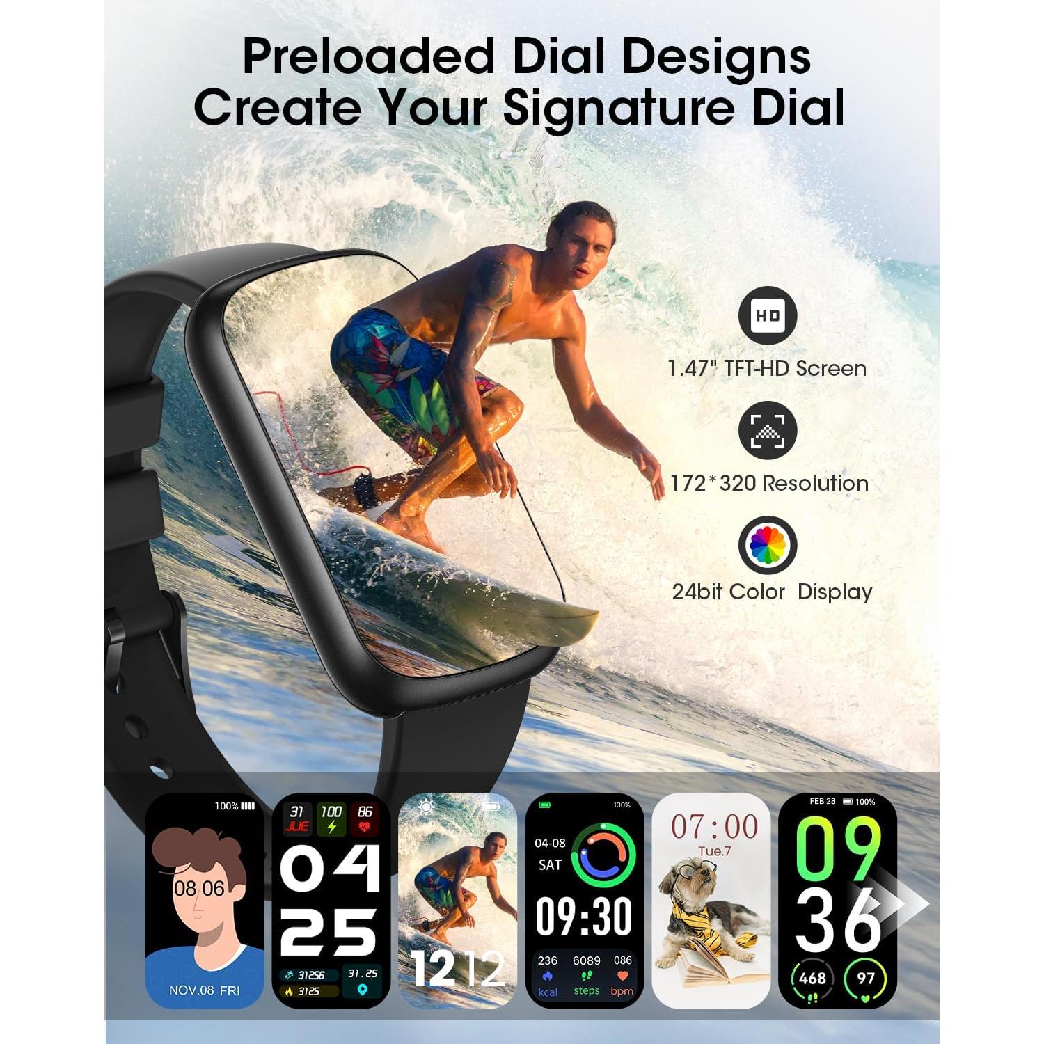 Reloj Inteligente Sanorum CS5 con Monitor de Salud 24H