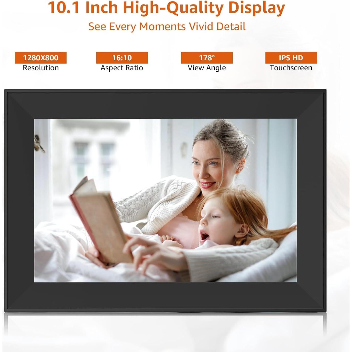 Marco Digital de Fotos WiFi Frameo 10.1" HD IPS 16GB