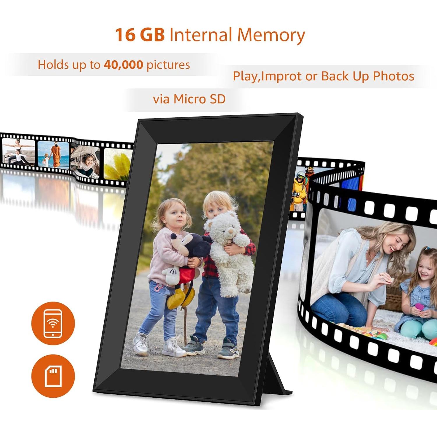 Marco Digital de Fotos WiFi Frameo 10.1" HD IPS 16GB