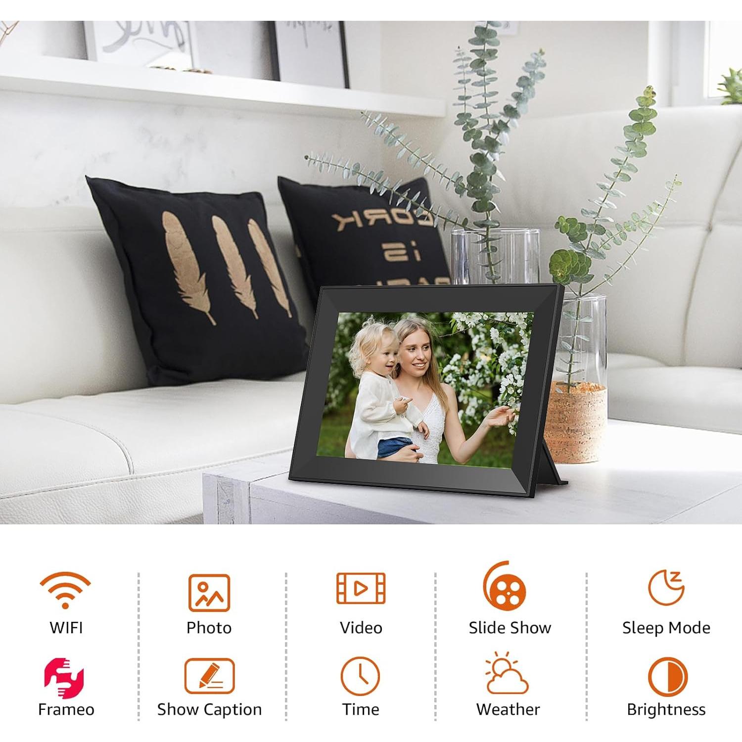 Marco Digital de Fotos WiFi Frameo 10.1" HD IPS 16GB