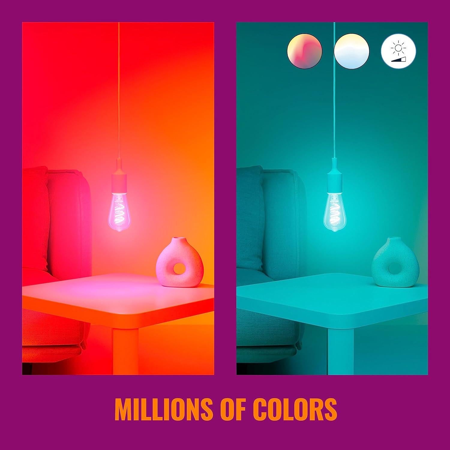 Bombilla LED Inteligente WiZ ST19 Color 300 Lúmenes E26