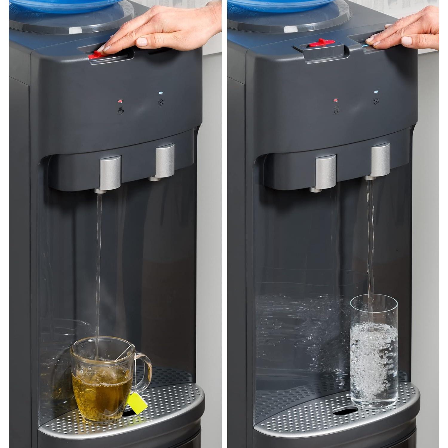 Dispensador de Agua GE Carga Superior 5 Galones con Luz LED