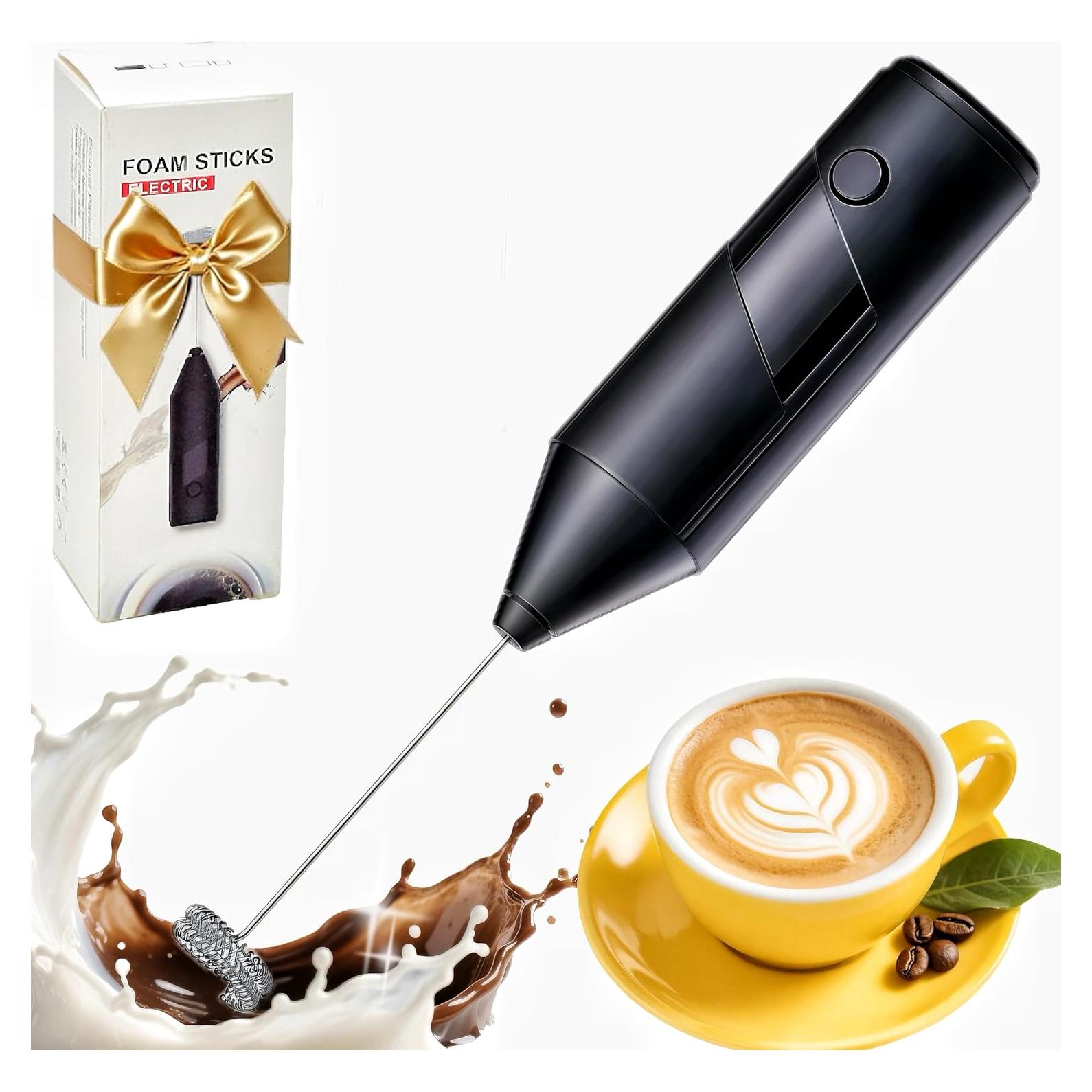 Espumador de Leche Eléctrico Bovoey 500W Negro 0.22L