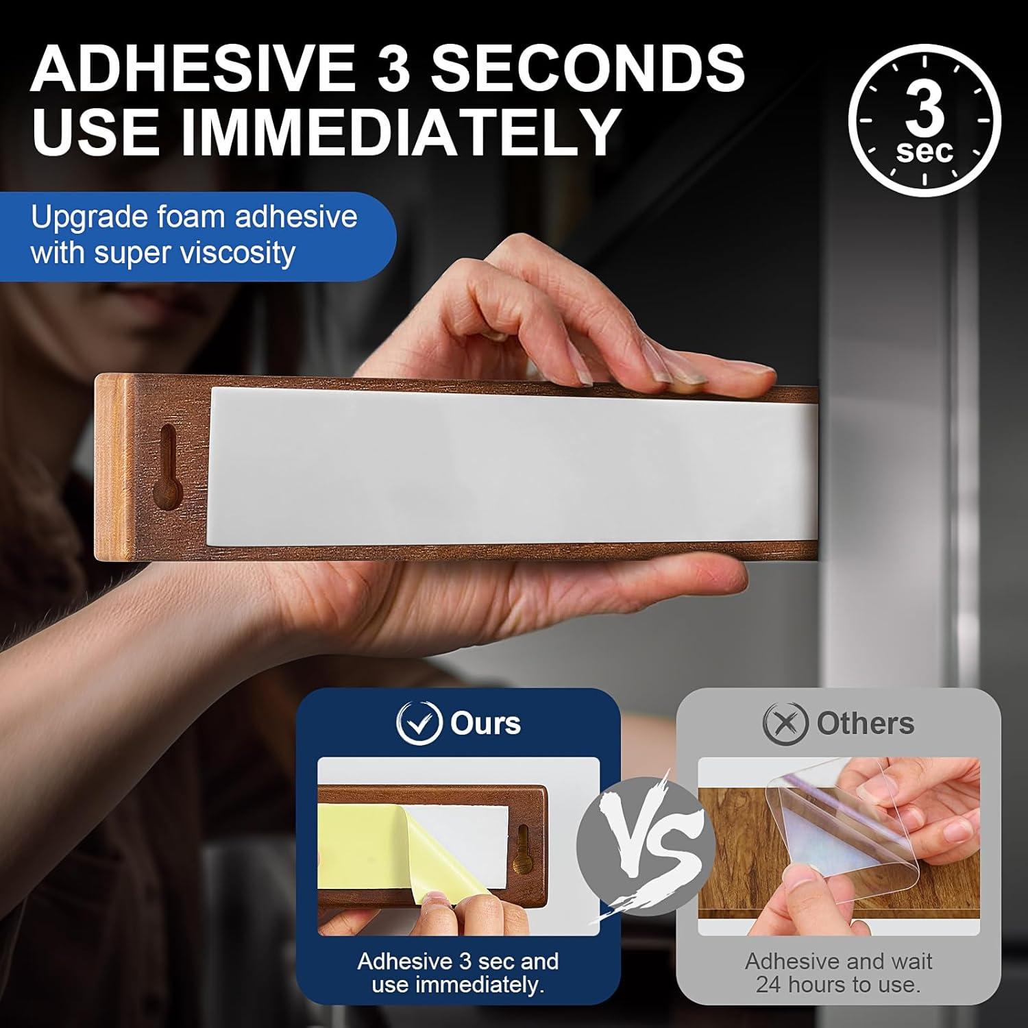 Soporte Magnético para Cuchillos ENOKING 25.4 cm Madera Acacia