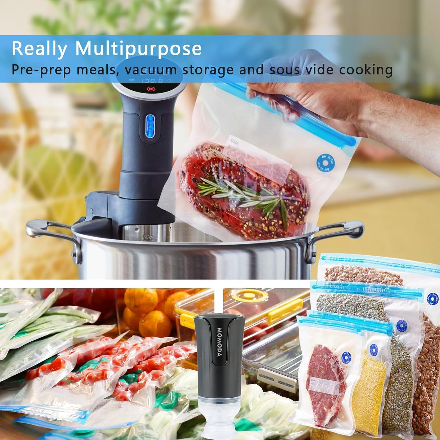 Bolsas Sous Vide MOMODA - Set 20 Reutilizables Sin BPA