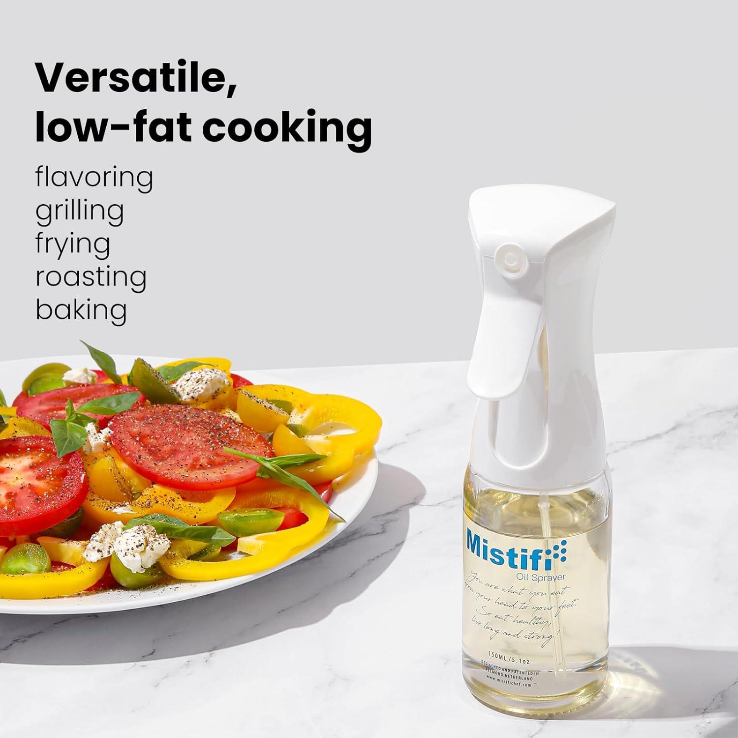 Rociador de Aceite Mistifi 150ml Vidrio A Prueba de Fugas