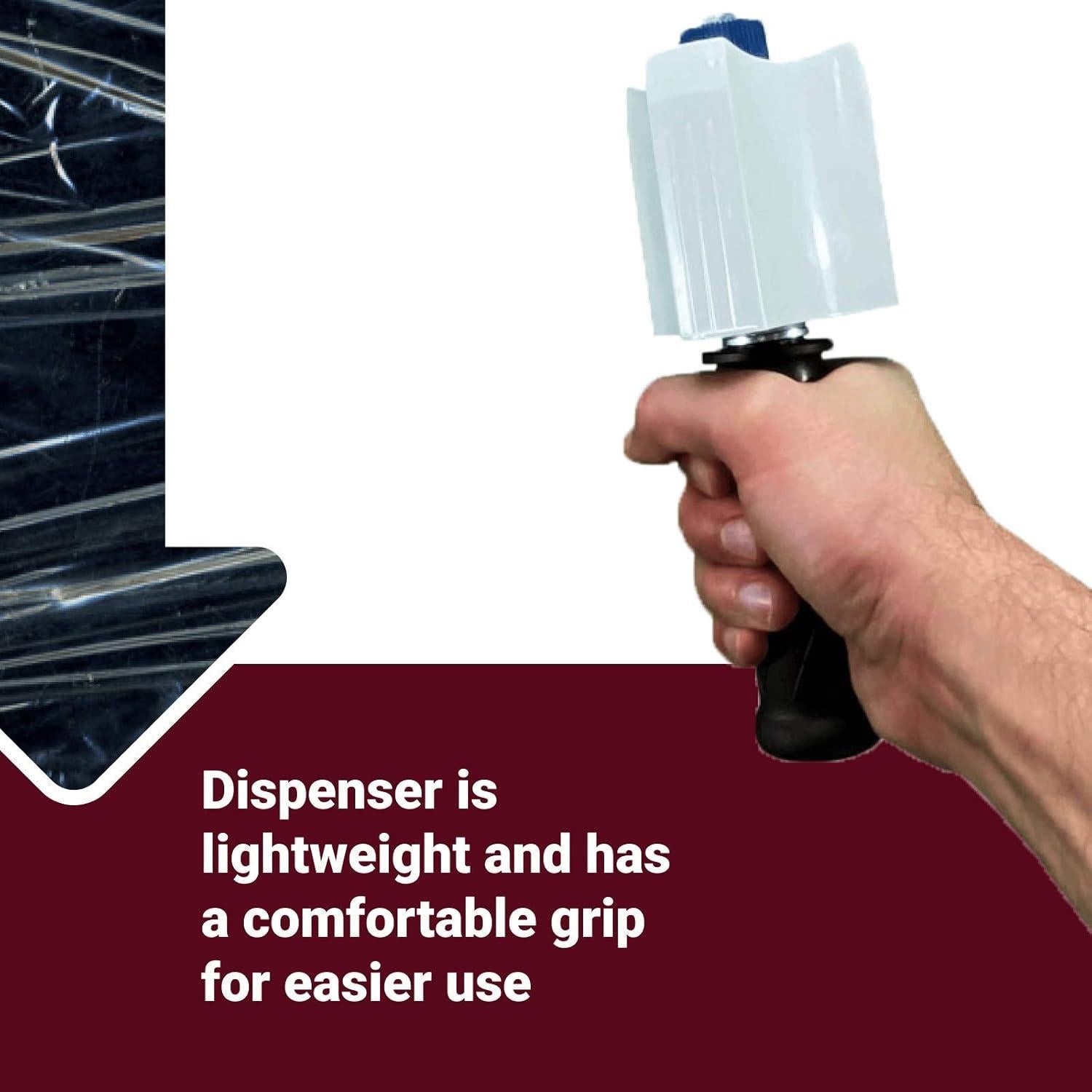 Dispensador de Envoltura Estirable IDL W-600 para Rollos de 7.62 cm