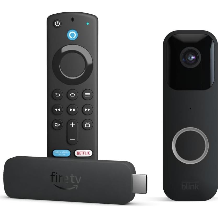 Amazon Fire TV Stick 4K bundle with Blink Video Doorbell