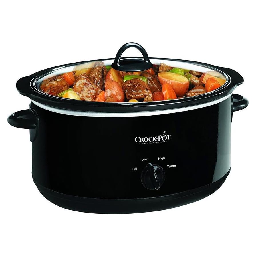 Crock-Pot Olla de Cocción Lenta Manual 7.57L Negra