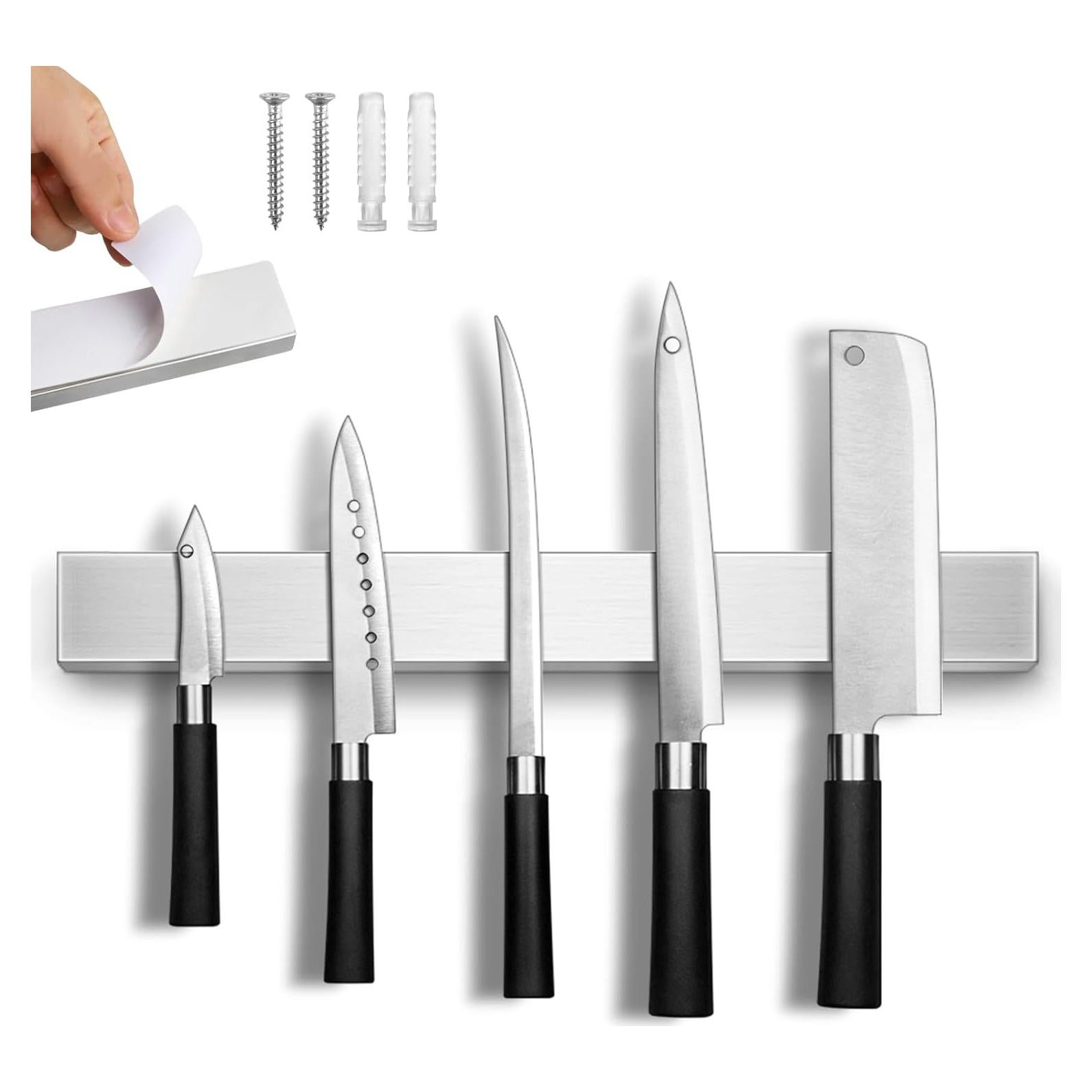 Soporte Magnético para Cuchillos HEREOF 25.4 cm Acero Inoxidable