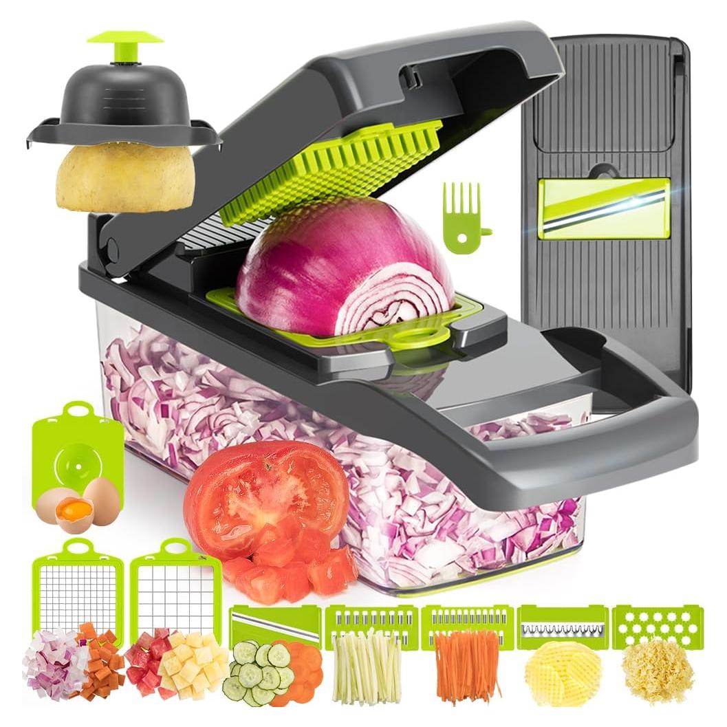 Cortador de Verduras Multifuncional Maxceysen 12 en 1