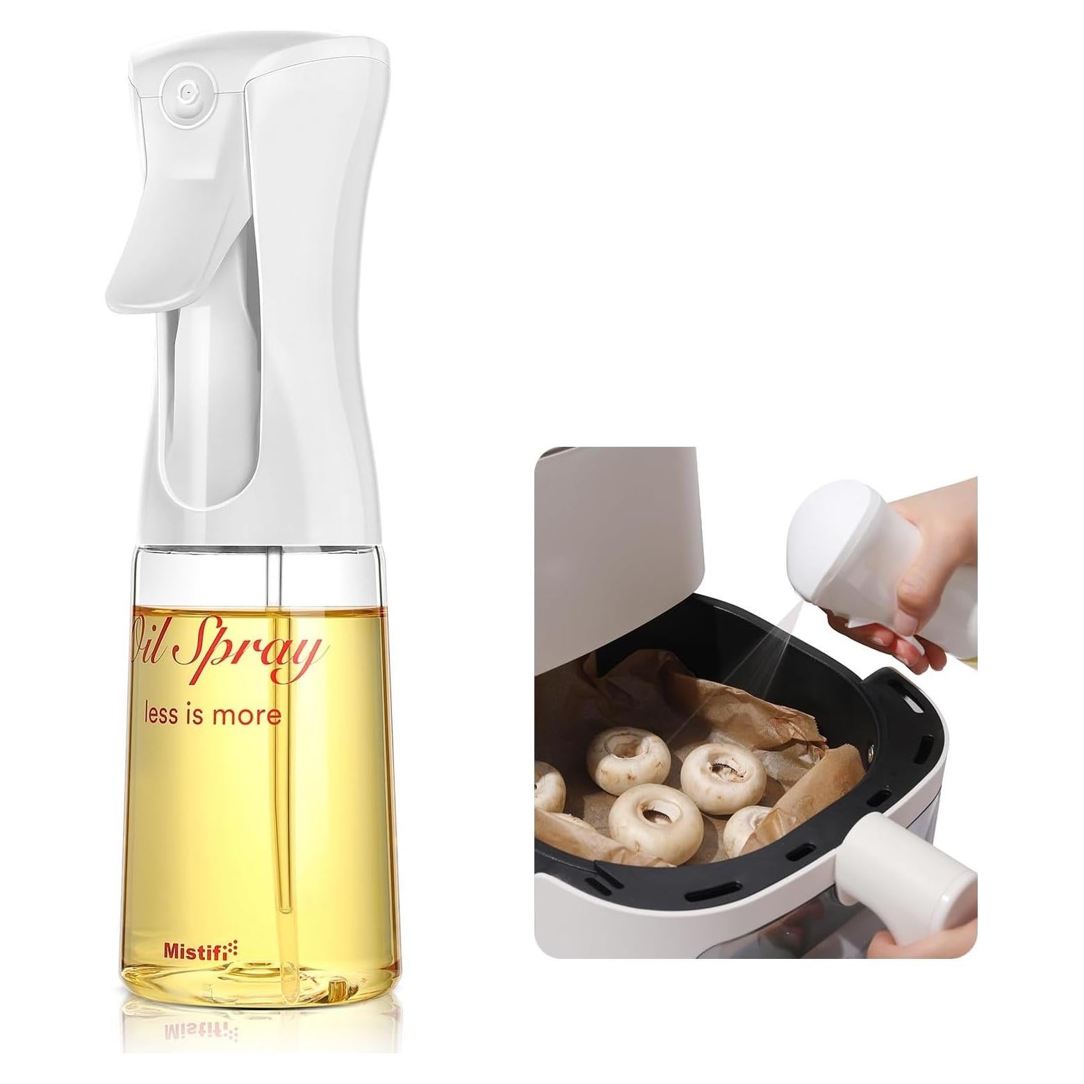 Botella Spray de Aceite Mistifi 200ml Recargable para Cocina