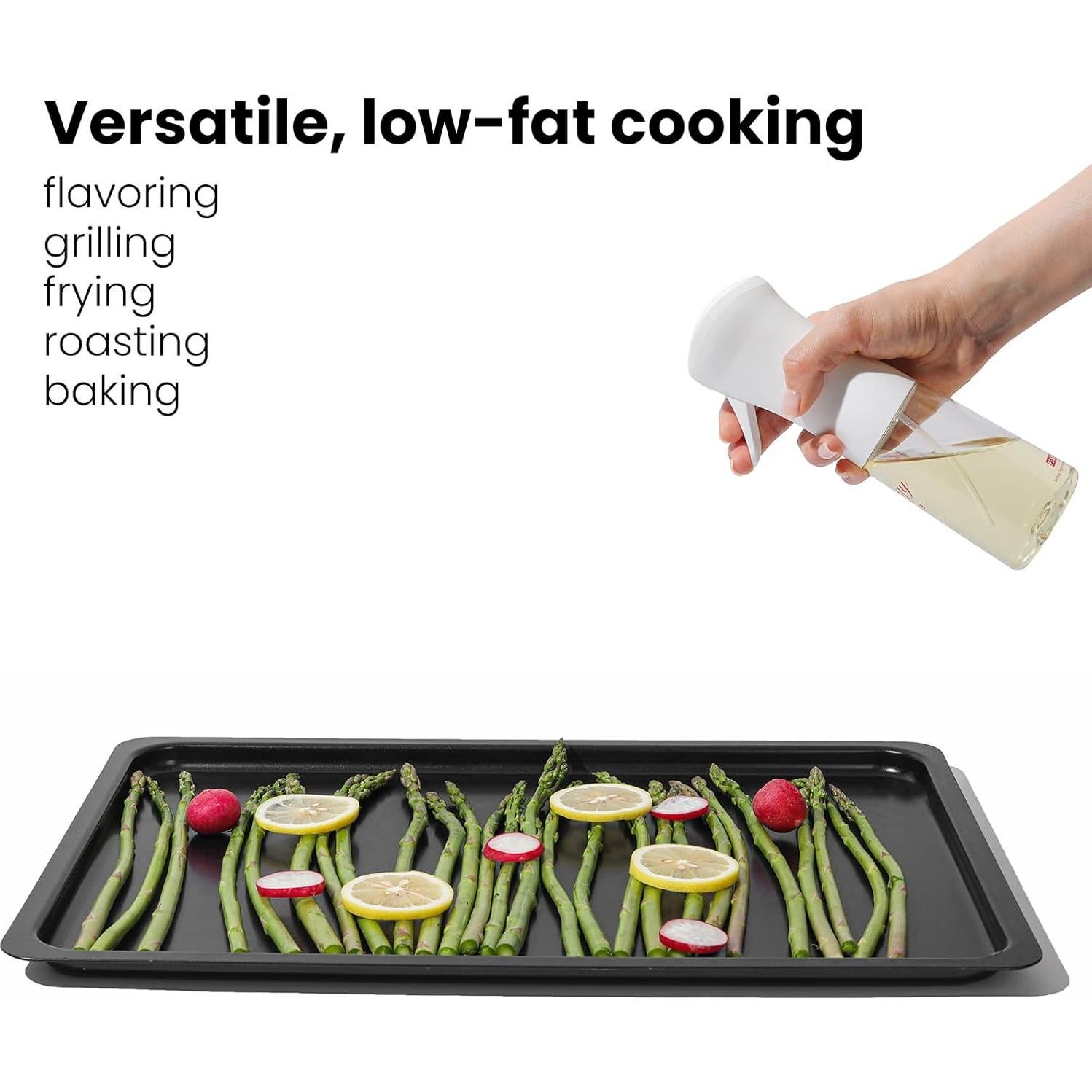 Botella Spray de Aceite Mistifi 200ml Recargable para Cocina